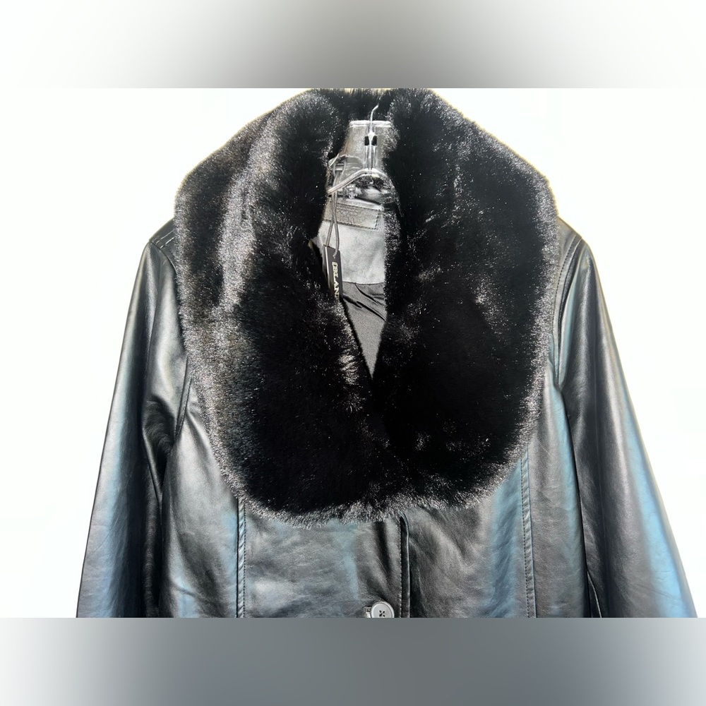🌟 Chic Vegan Leather Trench Coat by BLANKNYC 🌟 - Picture 6 of 8